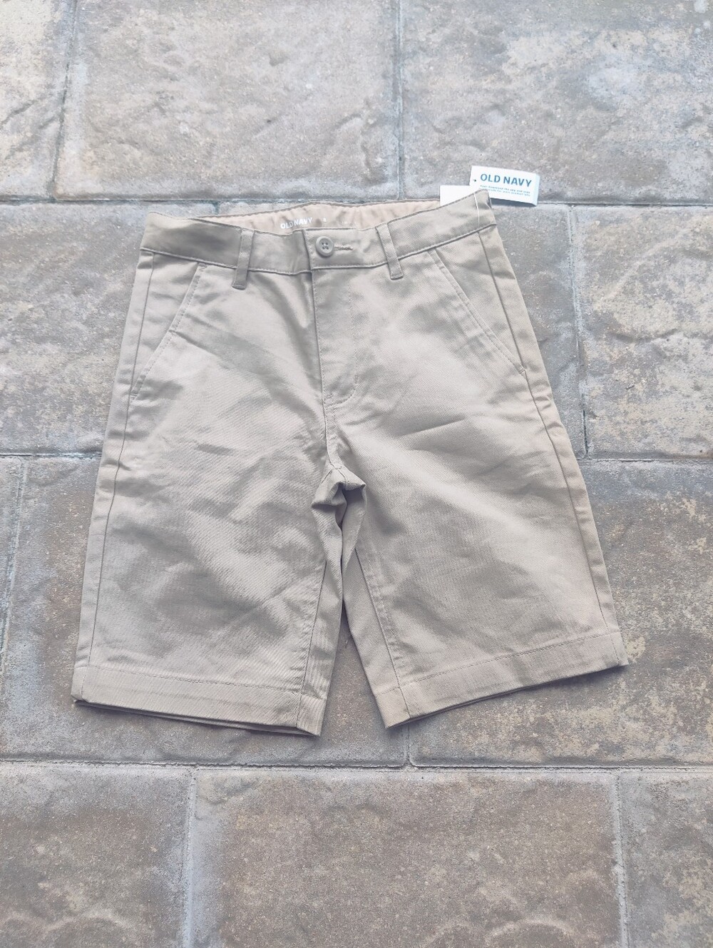 NWT Old Navy Boys Size 8 Flat-Front Chino Uniform Shorts